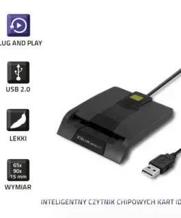Qoltec Intelligent smart ID card reader