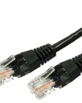 TB Patch кабел cat.6a RJ45 UTP 1m. черен - pack of 10
