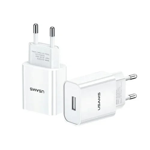 USAMS зарядно T18 1xUSB 2,1A Only Head