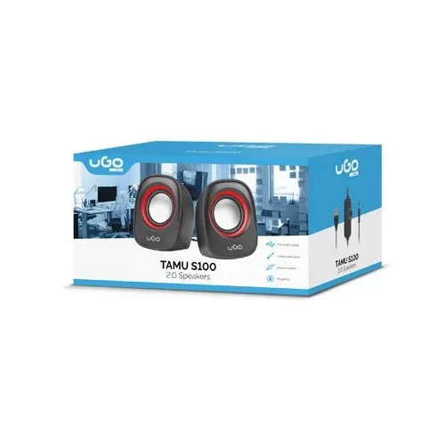 UGo Компютър Speakers 2.0 Tamu S100 червен