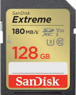 SanDisk Extreme SDXC 128GB 180/90 MB/s V30 UHS-1 U