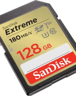 Alternative view of SanDisk Extreme SDXC 128GB 180/90 MB/s V30 UHS-1 U