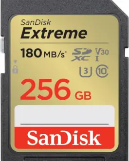 SanDisk Extreme SDXC 256GB 180/130 MB/s V30 UHS-I