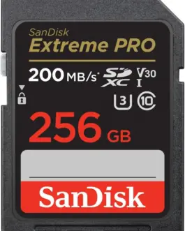 SanDisk Extreme Pro SDXC 256GB 200/140 MB/s V30 UHS-I