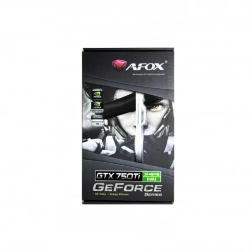 AFOX видео карта Geforce GTX750Ti 2GB GDDR5 128Bit DVI HDMI VGA Dual Fan
