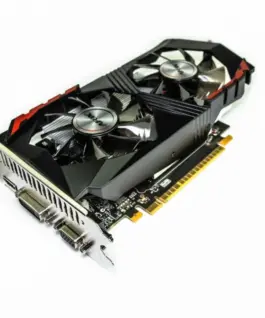 AFOX видео карта Geforce GTX750Ti 2GB GDDR5 128Bit DVI HDMI VGA Dual Fan V8