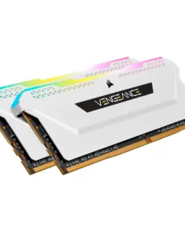 Alternative view of Corsair памет DDR4 Vengeance RGB PRO SL 32GB/3600(2*16GB) бял