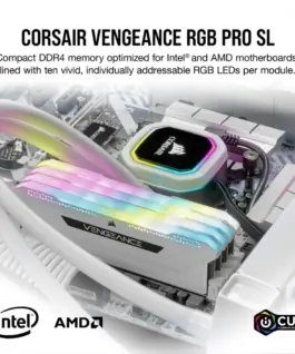 Corsair памет DDR4 Vengeance RGB PRO SL 32GB/3200