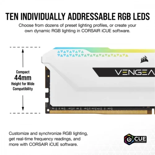 Corsair памет DDR4 Vengeance RGB PRO SL 16GB/3200