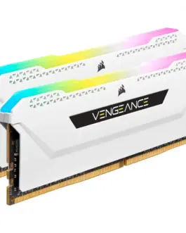 Corsair памет DDR4 Vengeance RGB PRO SL 16GB/3200(2*8GB) бял