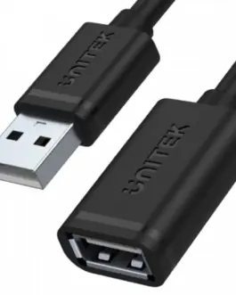 Unitek удължителен кабел USB 2.0 AM-AF 0.5M; Y-C447GBK