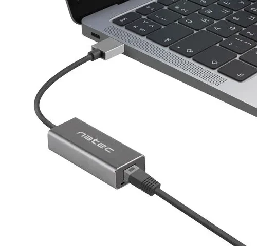 Natec Ethernet адаптер USB 3. – RJ-45 1Gb кабел