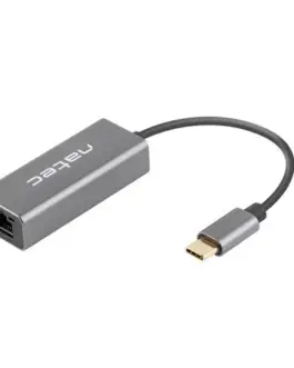 Alternative view of Natec Ethernet адаптер USB-C 3.1 - RJ-45 1Gb кабел