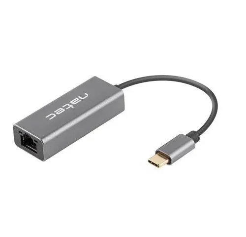 Alternative view of Natec Ethernet адаптер USB-C 3.1 - RJ-45 1Gb кабел