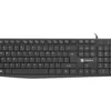 Natec Keyboard Nautilus US slim черен