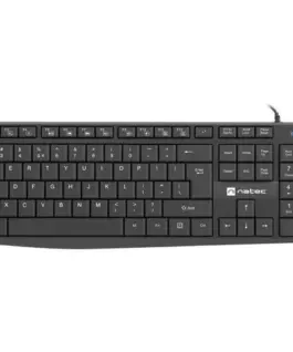 Natec Keyboard Nautilus US slim черен