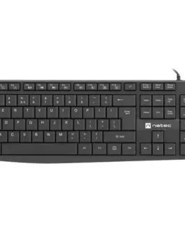 Natec Keyboard Nautilus US slim черен