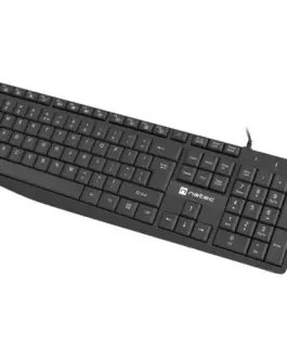 Alternative view of Natec Keyboard Nautilus US slim черен