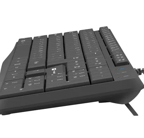 Natec Keyboard Nautilus US slim черен