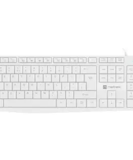 Natec Keyboard Nautilus US slim бял