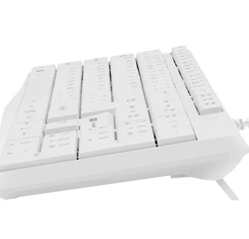 Natec Keyboard Nautilus US slim бял