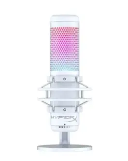 HyperX Microphone QuadCast S бял
