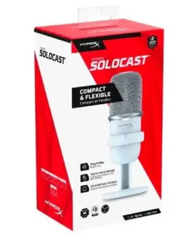 Alternative view of HyperX Microphone SoloCast бял