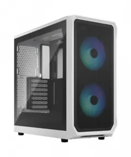 Fractal Design FDE Focus 2 RGB бял TG Clear Tint