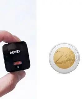 AUKEY Mini мрежово зарядно PA-Y20S черен 1xUSB-C 20W PD Power