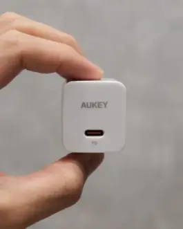 Alternative view of AUKEY Mini mains зарядно PA-Y20S бял 1xUSB-C 20W PD Power Delivery