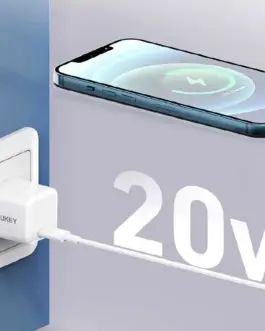 Alternative view of AUKEY Mini зарядно PA-F5 OEM бял 1xUSB-C 20W PD Power Delivery