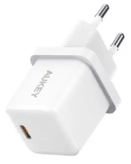 AUKEY Mini зарядно PA-F5 OEM бял 1xUSB-C 20W PD Power Delivery