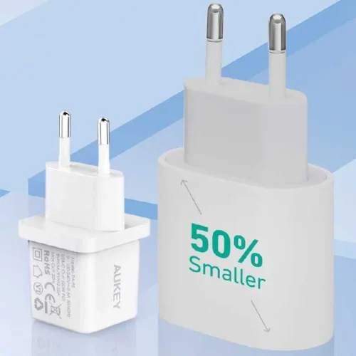 AUKEY Mini зарядно PA-F5 OEM бял 1xUSB-C 20W PD Power Delivery