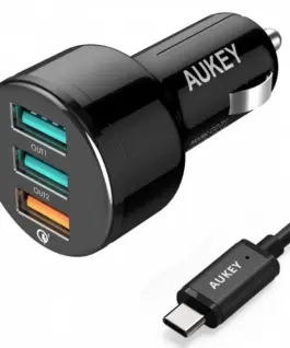 AUKEY CC-T11 Car Charge r 3xUSB Quick Charge 3.0