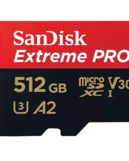 SanDisk Extreme Pro microSDXC 512GB 200/140 MB/s A2 U