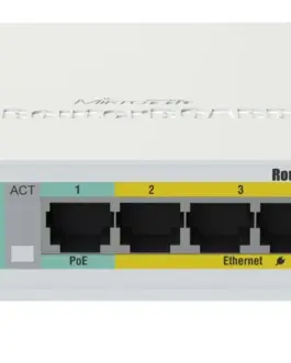 Alternative view of MikroTik Switch 5xGbE 1xSFP CSS106-1G-4P-1S