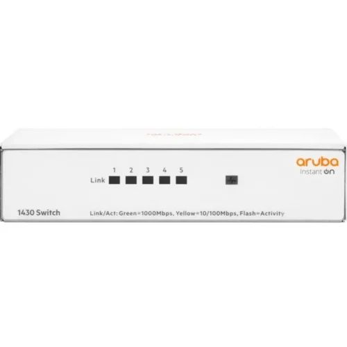 Alternative view of Hewlett Packard Enterprise Switch ARUBA Instant On 1430 5x1GbE R8R44A