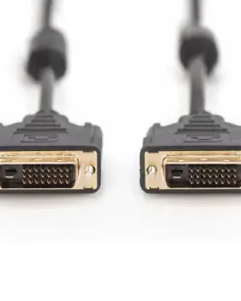 Alternative view of Digitus кабел connection DVI-D DualLink Type DVI-D (24+1)/DVI-D (24+1) M/M черен 10m
