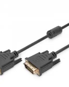 Digitus кабел connection DVI-D DualLink Type DVI-D (24+1)/DVI-D (24+1) M/M черен 10m