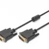Digitus кабел connection DVI-D DualLink Type DVI-D (24+1)/DVI-D (24+1) M/M черен 3m