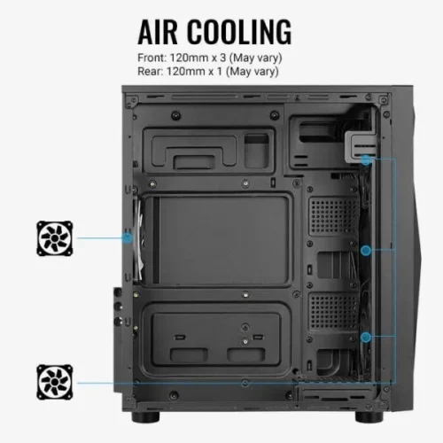 AeroCool Case Glider Acrylic Mid Tower