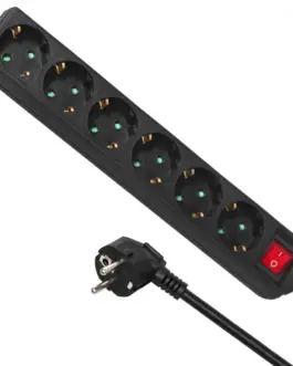 Maclean Socket box 6-way 5m MCE195G