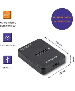 Qoltec Docking station SSD M.2 SATA PCIe