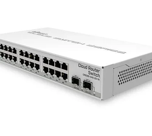 Alternative view of Суич Mikrotik CRS326-24G-2S+IN, 24xGigabit LAN, 2xSFP+ cages