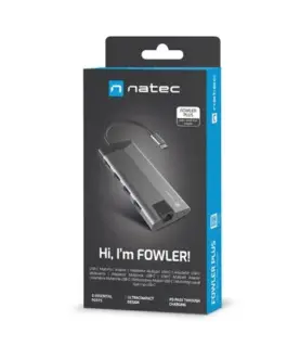 Alternative view of Natec Multi Port Fowler Plus USB-C PD, 3x USB 3.0