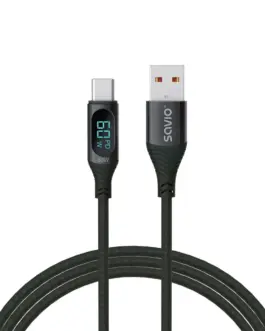 Savio USB кабел 60W CL0172 1m SAVIO