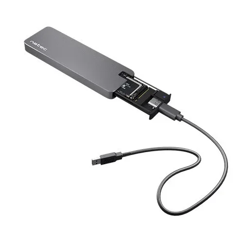 Natec кутия за външен хард диск Rhino M.2 NVME USB-C 3.