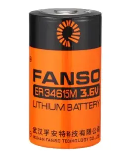 Литиево тионил батерия 36V  R20 13Ah ER34615M/S /STD /с пъпка/ FANSO