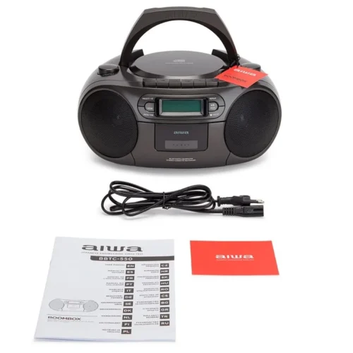 Alternative view of AIWA Boombox BBTC-550BK