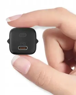 Alternative view of AUKEY мрежово зарядно 1xUSB-C PD 20W PA-B1 черен